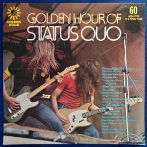 Golden Hour Of Status Quo (tłoczona okładka, ciemnobordowy winyl) UK VG+